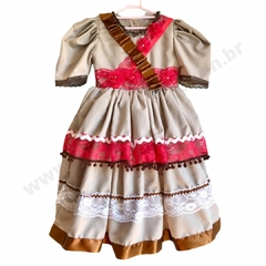 Vestido Caipira Junino Maria Bonita - Festa junina - São João