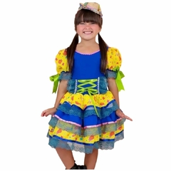 Vestido Junino Caipira Tapioca - Festa Junina - São João