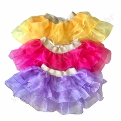 Saia rodada em organza - comprar online