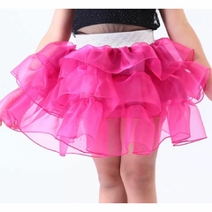 Saia rodada em organza