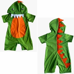 Fantasia Dino Verde Menino Dinossauro