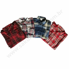 Camisa Junina Xadrez Arrasta pé - Masculino - Festa junina/ São João