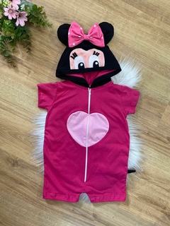 Macacão Minnie Rosa baby - comprar online