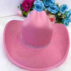 Fantasia Look Boiadeira Country - Chapéu e Jaqueta rosa na internet