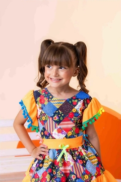 Vestido Junino Infantil Graça Luxo Arraiá - festa junina - São João - comprar online