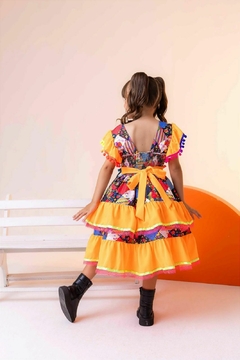 Vestido Junino Infantil Graça Luxo Arraiá - festa junina - São João na internet