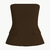 Blusa tomara que caia alfaiataria