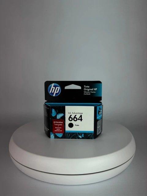 Cartucho HP 664 Preto Original (F6V29AB)