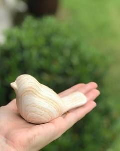 Enfeite Decorativo - Pássaro em Madeira P - loja online