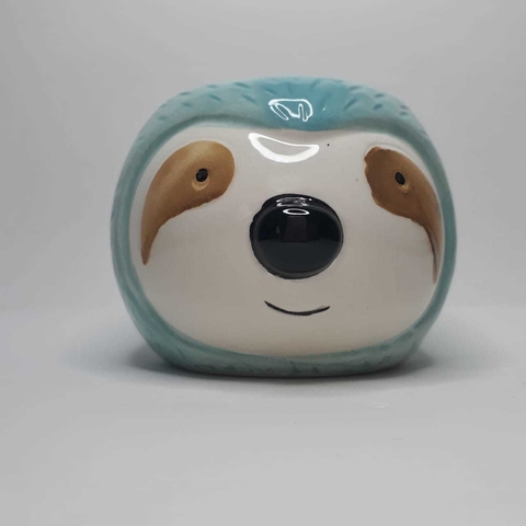 Cachepot Bicho Preguiça Azul