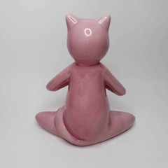 Estátua Cat Yoga Rosa - Mod.2 - comprar online