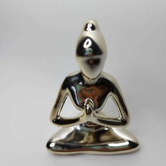 Estátua Mulher Yoga Dourado-Mod.7 - loja online