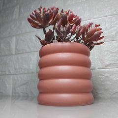 Cachepot Rings Rose - Realize Home & Decor