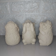 Trio de Porco Espinho Sábios - comprar online