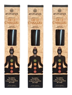 Sahumerios Aromanza 7 Chakras x 1 unid