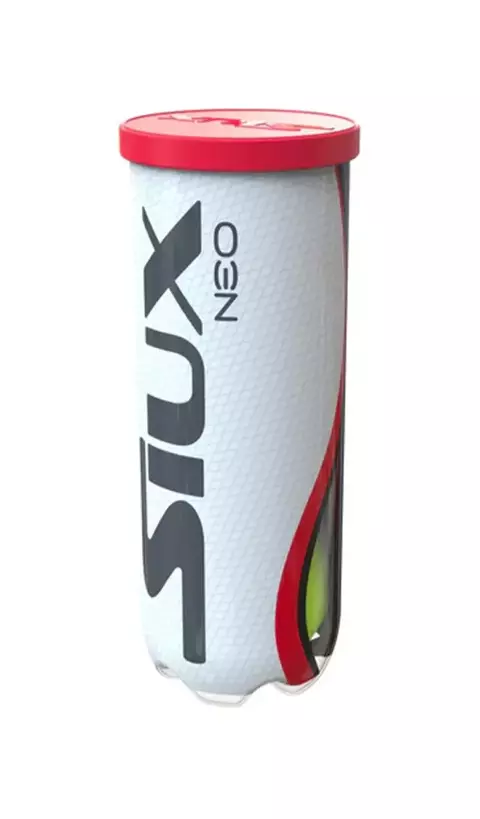 Tubo X3 Pelotas Siux Neo Ball Padel Profesional Rojo - comprar online