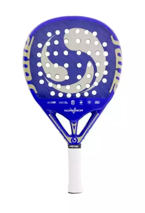 Paleta Padel Sane Agressor 6 Control Eva Redonda Color Azul - comprar online