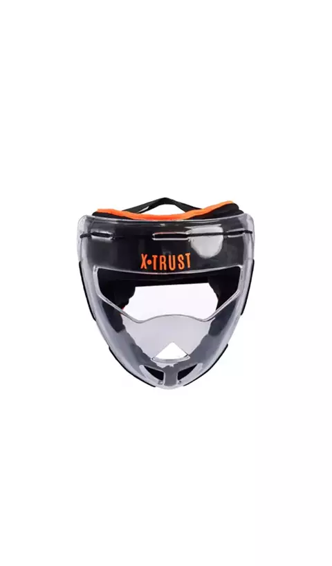 Mascara Hockey Xtrust Vision Pro Policarbonato Naranja - comprar online