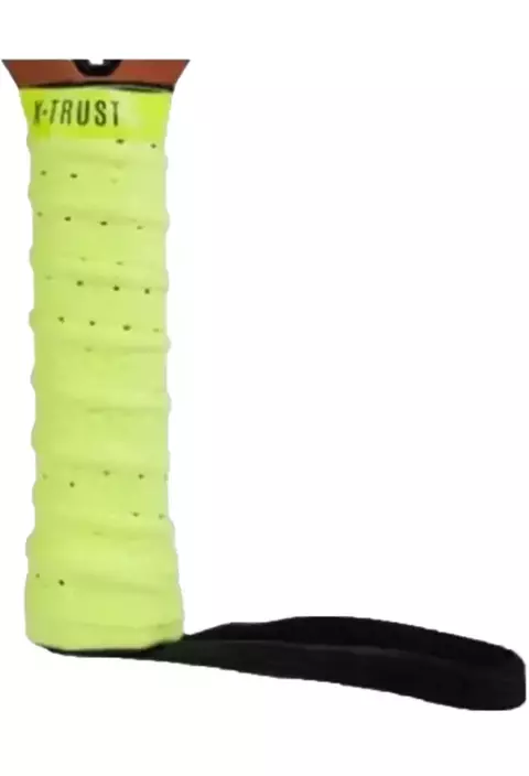 Cubre Grip Overgrip X-trust Perforado Padel/Tenis Amarillo - comprar online