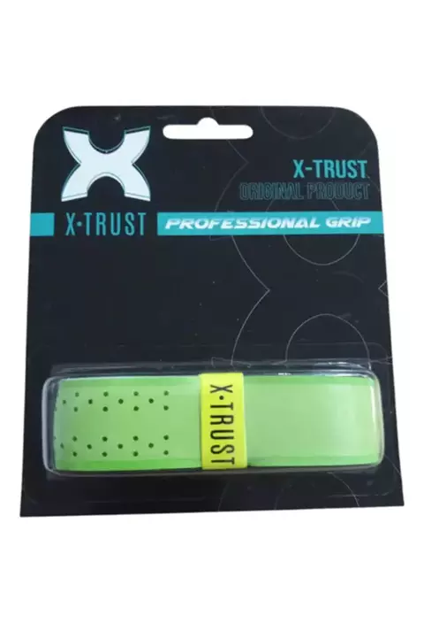 Grip X-trust Profesional Perforado Adherente Padel/Tenis Amarillo - comprar online
