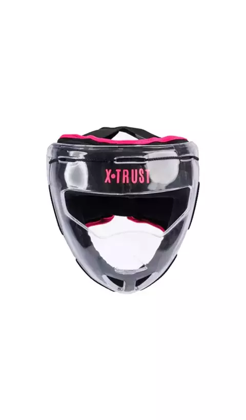 Mascara Hockey Xtrust Vision Pro Policarbonato Rosa - comprar online