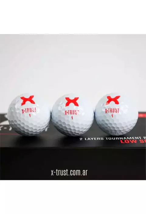 Pelotas Golf Xtrust X12 Pro Drive Low Spin Polibutadieno - comprar online