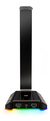 Soporte Para Auricular Vsg Atlas Negro Rgb Puertos Usb Carga