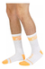 Medias Largas Bullpadel Hombre Confort Blanco/naranja