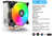 Cooler Solarmax Cpu Cc-421a Intel Amd Argb Fan 120mm 4 Pines - comprar online