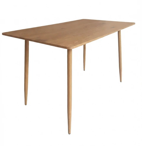 Mesa Eames rectangular con tapa de madera, Elementos Design, Rosario
