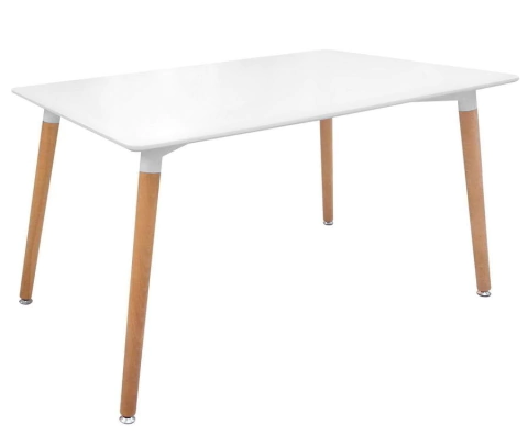 Mesa Eames rectangular blanca, Elementos Design, Rosario