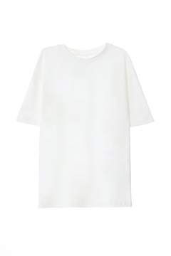 Imagen de Remera Oversize - Algodón Liso - Crema