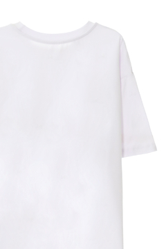 Remera Oversize - Algodón Liso - Blanco en internet