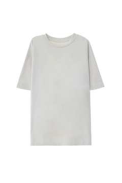 Remera Oversize - Algodón Liso - Hueso - comprar online