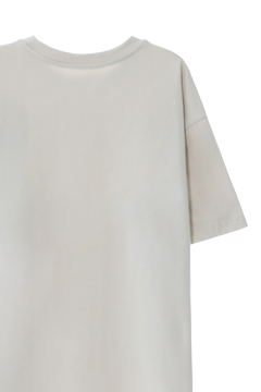 Remera Oversize - Algodón Liso - Hueso - tienda online