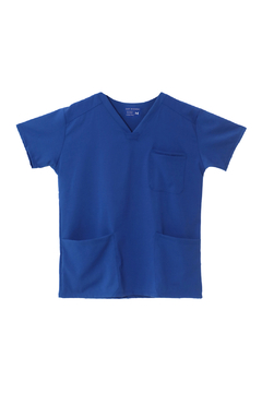 Camiseta Fit Hexágono - Arciel Flex - Azul Francia