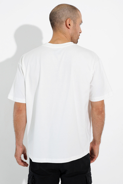 Remera Oversize - Algodón Liso - Crema en internet