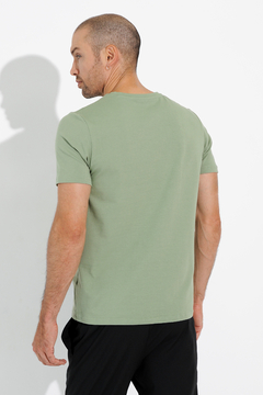Remera Regular Fit - Algodón Liso - Verde - San Marino
