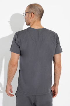 Camiseta Fit Hexágono - Arciel Flex - Gris - San Marino