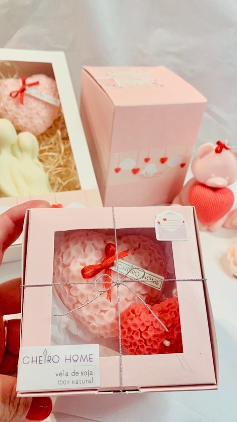 Cora flor + corazoncito flor - comprar online