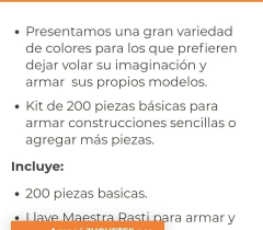 Rasti 200 piezas - Casa Timi