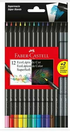 Lápices Faber Soft x 12