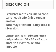 Moto caminador Rondi - tienda online