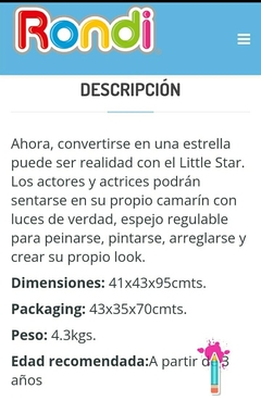 Tocador Little Star - Casa Timi