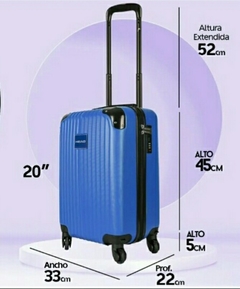 Valijas con ruedas set x 2 de 19" y 20" - Casa Timi