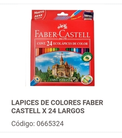 Lápices Faber Castell de 24 colores