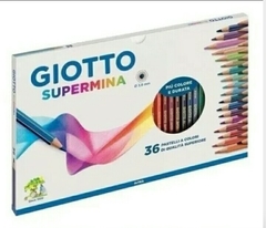 Lápices Giotto de 36 colores supermina