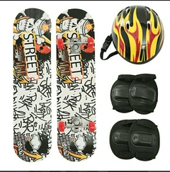 Skate Kit con casco, rodilleras y coderas - Casa Timi