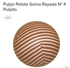 Pelota de Goma pulpito N°4