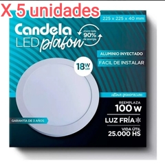 Panel LED de 18w X 5 unidades